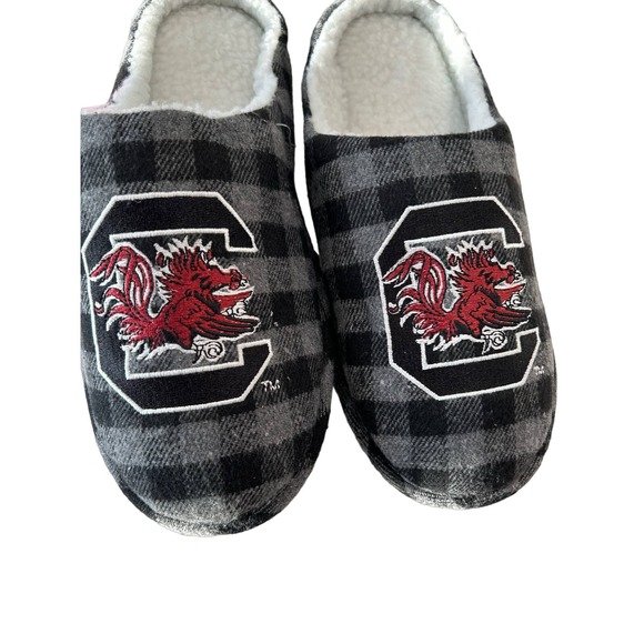 FOCO Men's NCAA South Carolina Gamecocks Slippers Sz M 9/10 - Picture 1 of 8